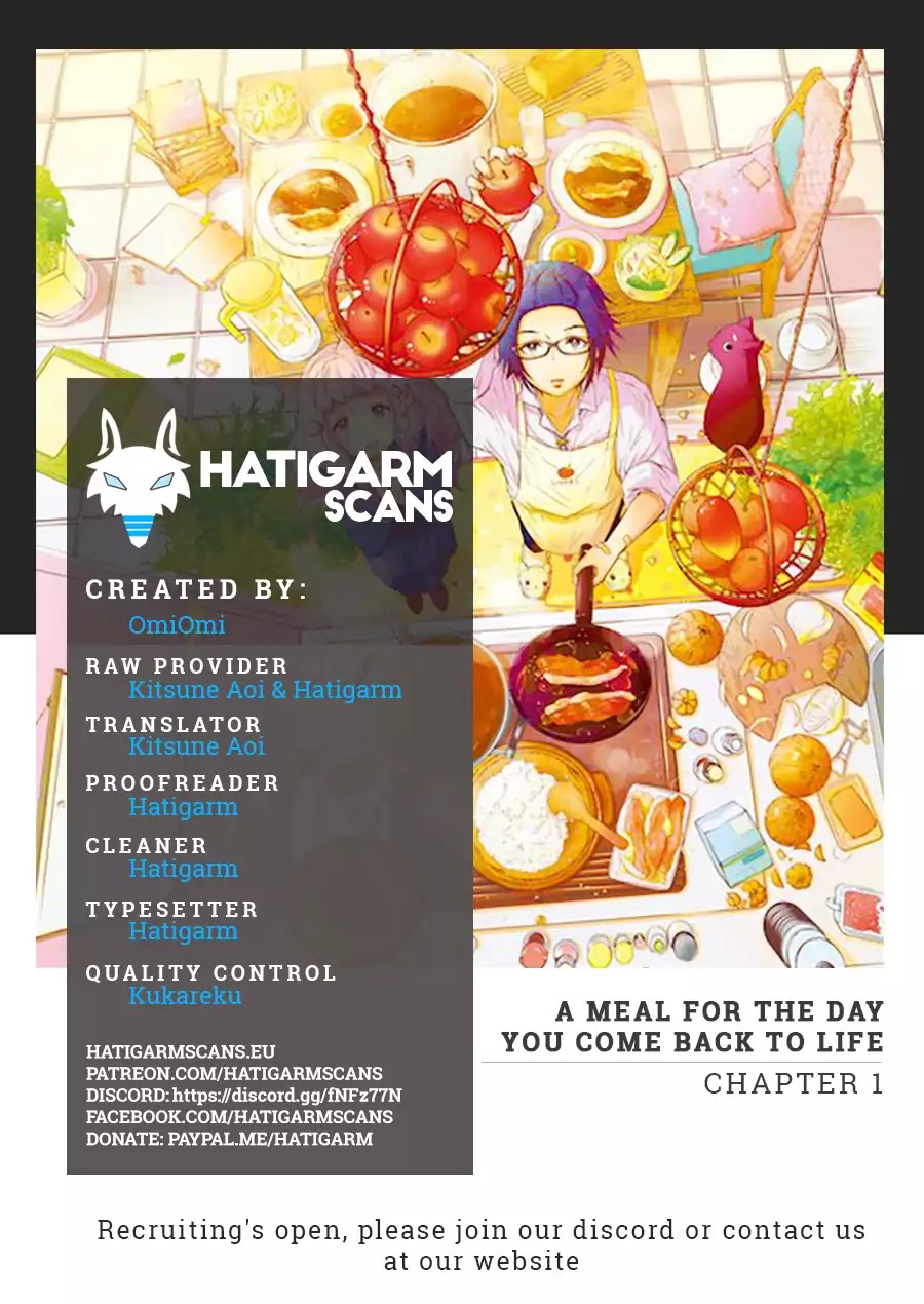 A Meal for The Day You Come Back to Life Chapter 1 page 1 - Chapter 1