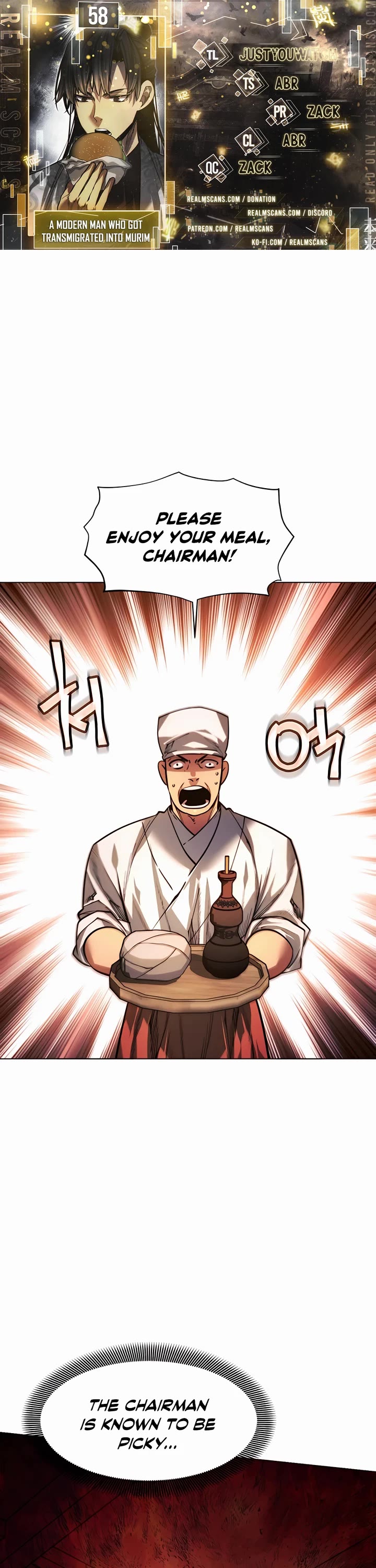A Modern Man Who Got Transmigrated Into the Murim World Chapter 58 page 1 - Chapter 58
