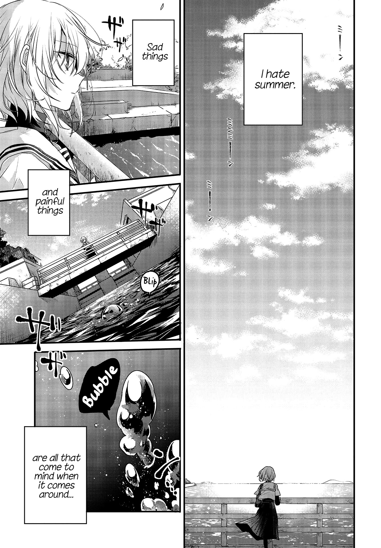 A Monster Wants to Eat Me Chapter 1 page 8 - Chapter 1: A Suicidal Girl Awaits the Sea