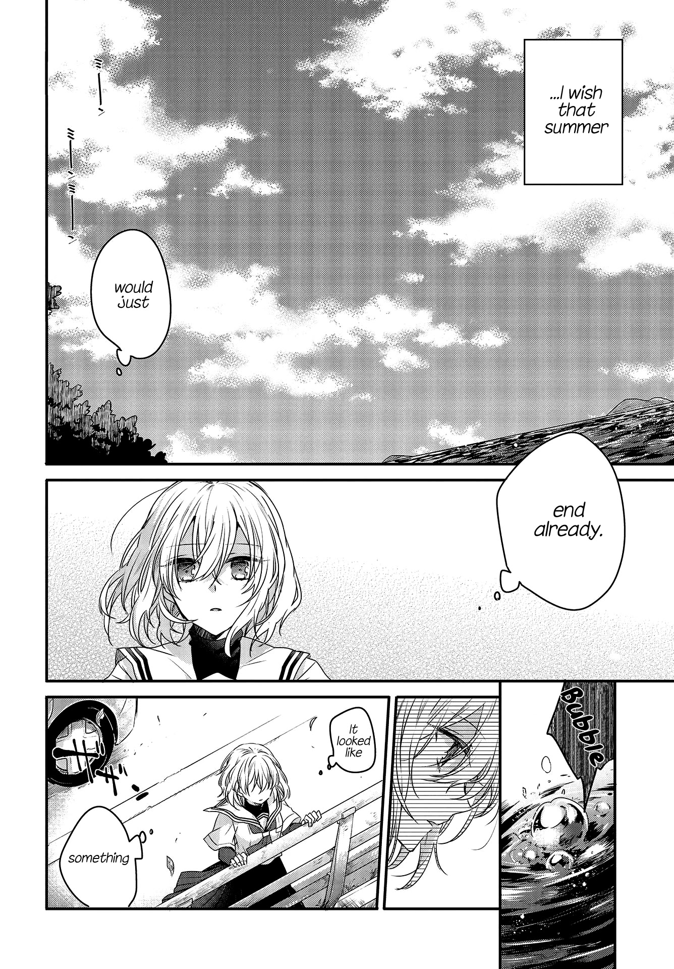 A Monster Wants to Eat Me Chapter 1 page 9 - Chapter 1: A Suicidal Girl Awaits the Sea