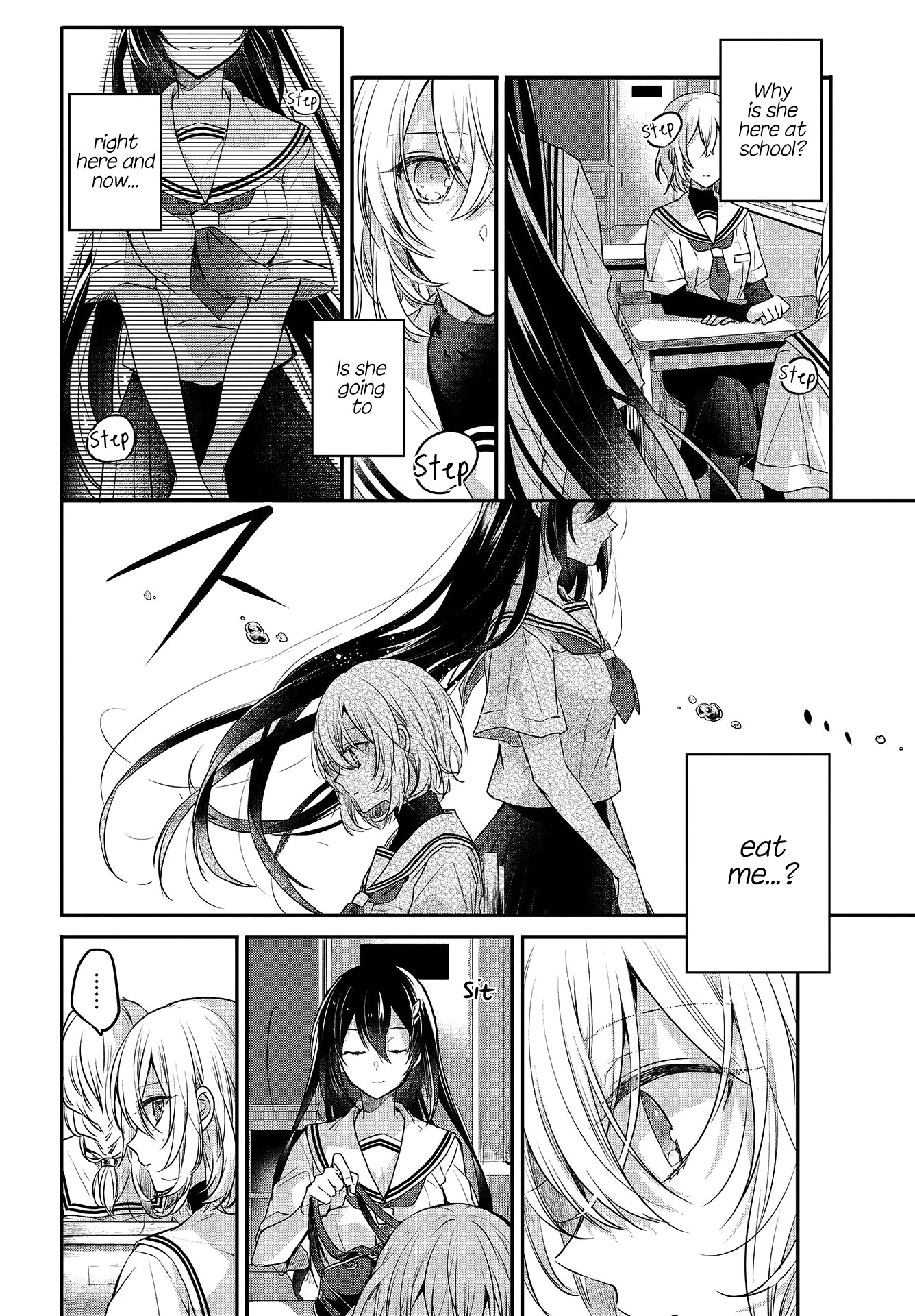 A Monster Wants to Eat Me Chapter 2 page 10 - Chapter 2: The Unknown Below Leaf-filtered Sunlight