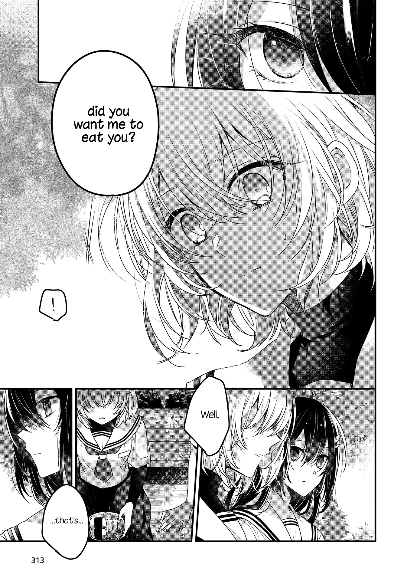 A Monster Wants to Eat Me Chapter 2 page 19 - Chapter 2: The Unknown Below Leaf-filtered Sunlight