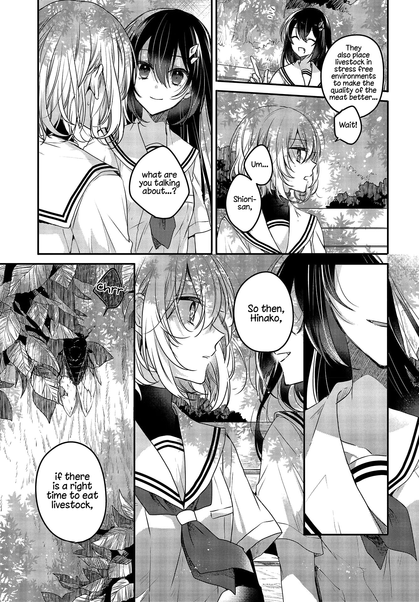 A Monster Wants to Eat Me Chapter 2 page 21 - Chapter 2: The Unknown Below Leaf-filtered Sunlight