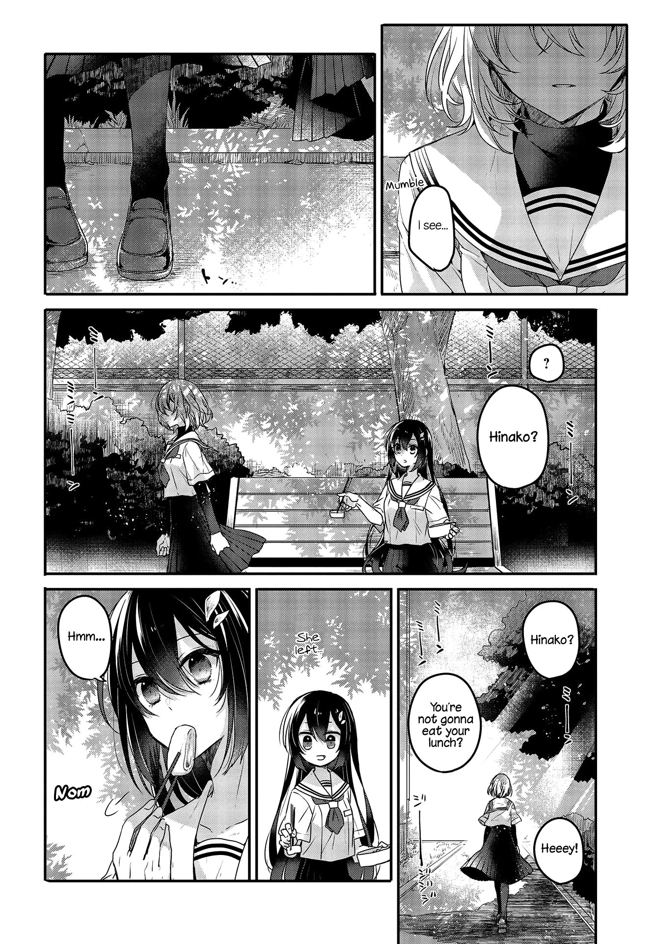 A Monster Wants to Eat Me Chapter 2 page 24 - Chapter 2: The Unknown Below Leaf-filtered Sunlight