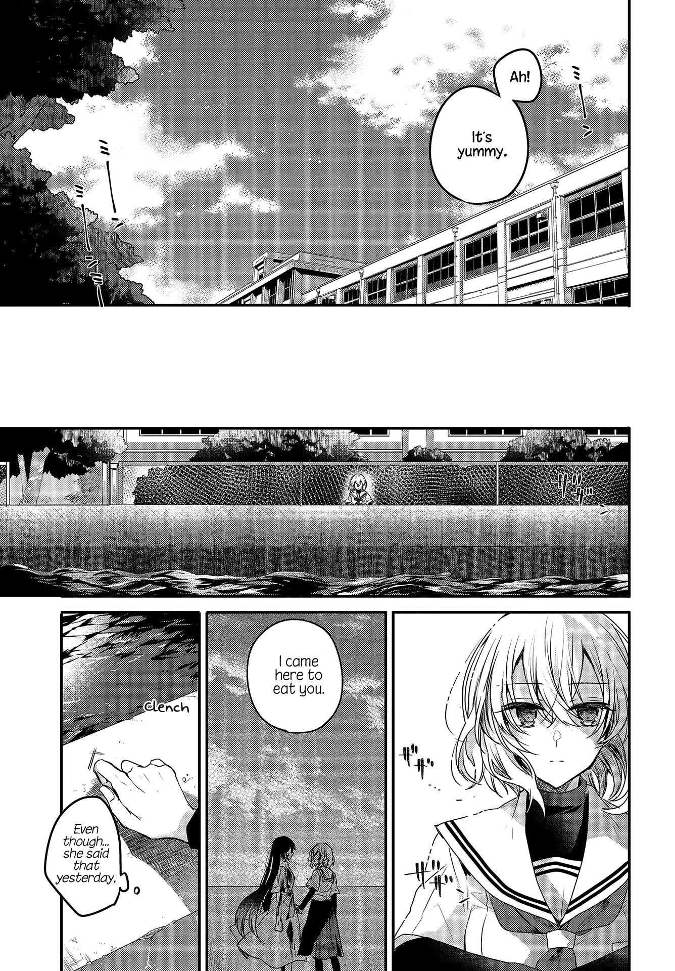 A Monster Wants to Eat Me Chapter 2 page 25 - Chapter 2: The Unknown Below Leaf-filtered Sunlight