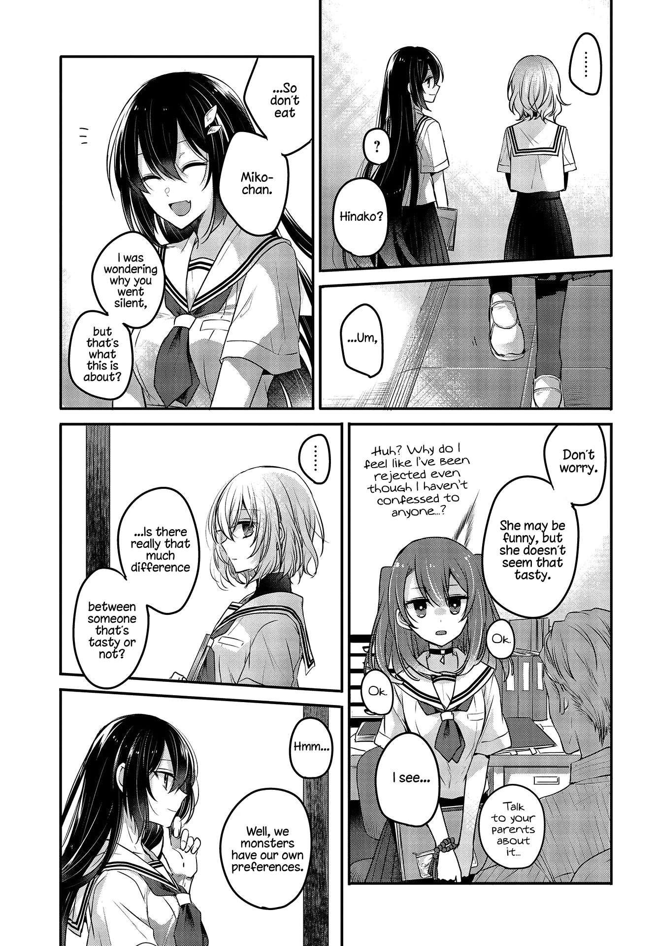 A Monster Wants to Eat Me Chapter 3 page 9 - Chapter 3: The Monster at Sunset and Festival Music