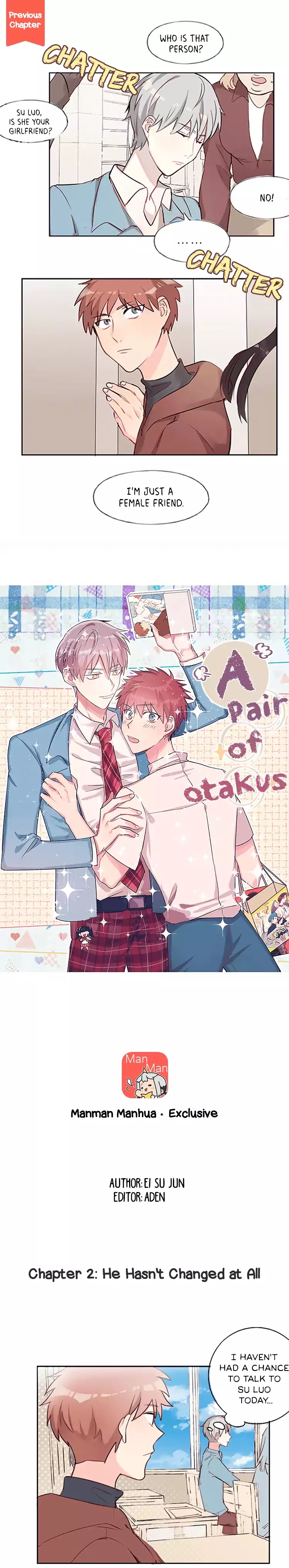 A Pair of Otakus Chapter 2 page 1 - Chapter 2