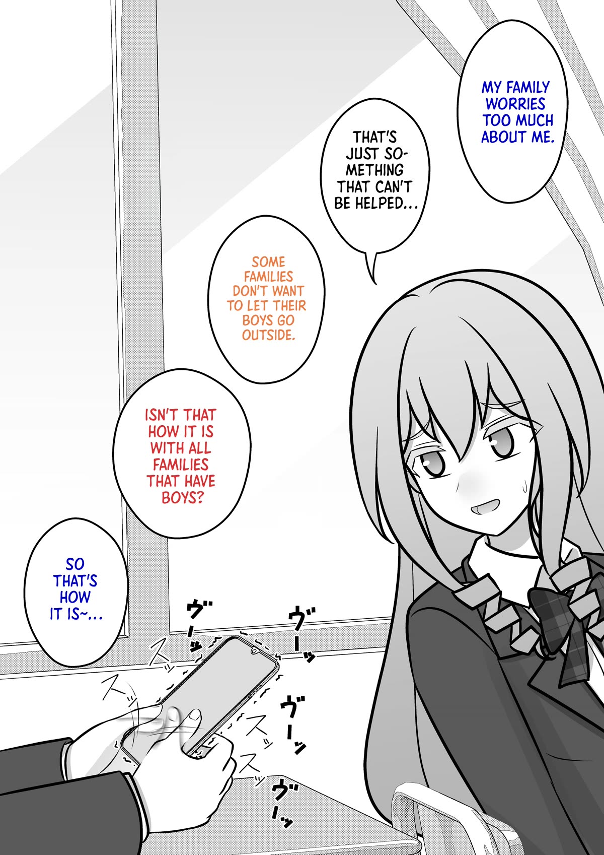 A Parallel World With a 1:39 Male to Female Ratio is Unexpectedly Normal Chapter 103 page 2 - Chapter 103: Message application