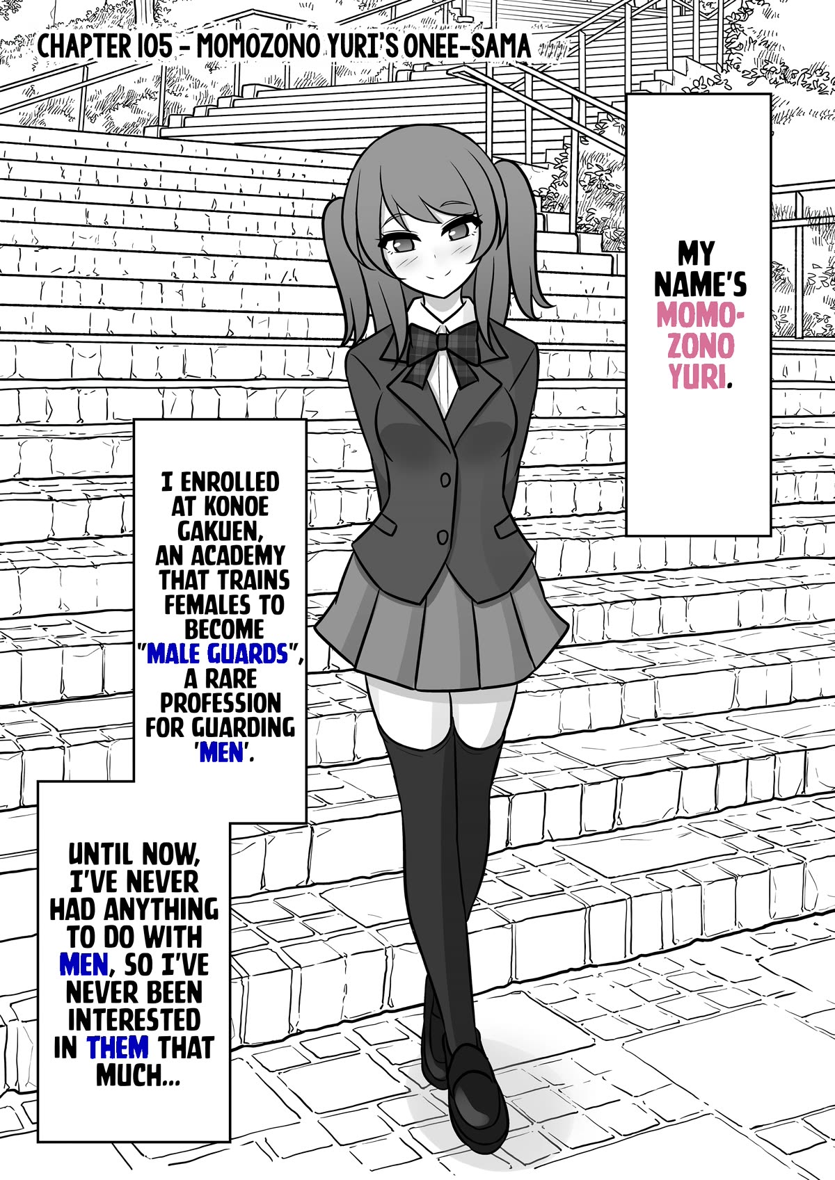 A Parallel World With a 1:39 Male to Female Ratio is Unexpectedly Normal Chapter 105 page 1 - Chapter 105: Momozono Yuri's Onee-sama