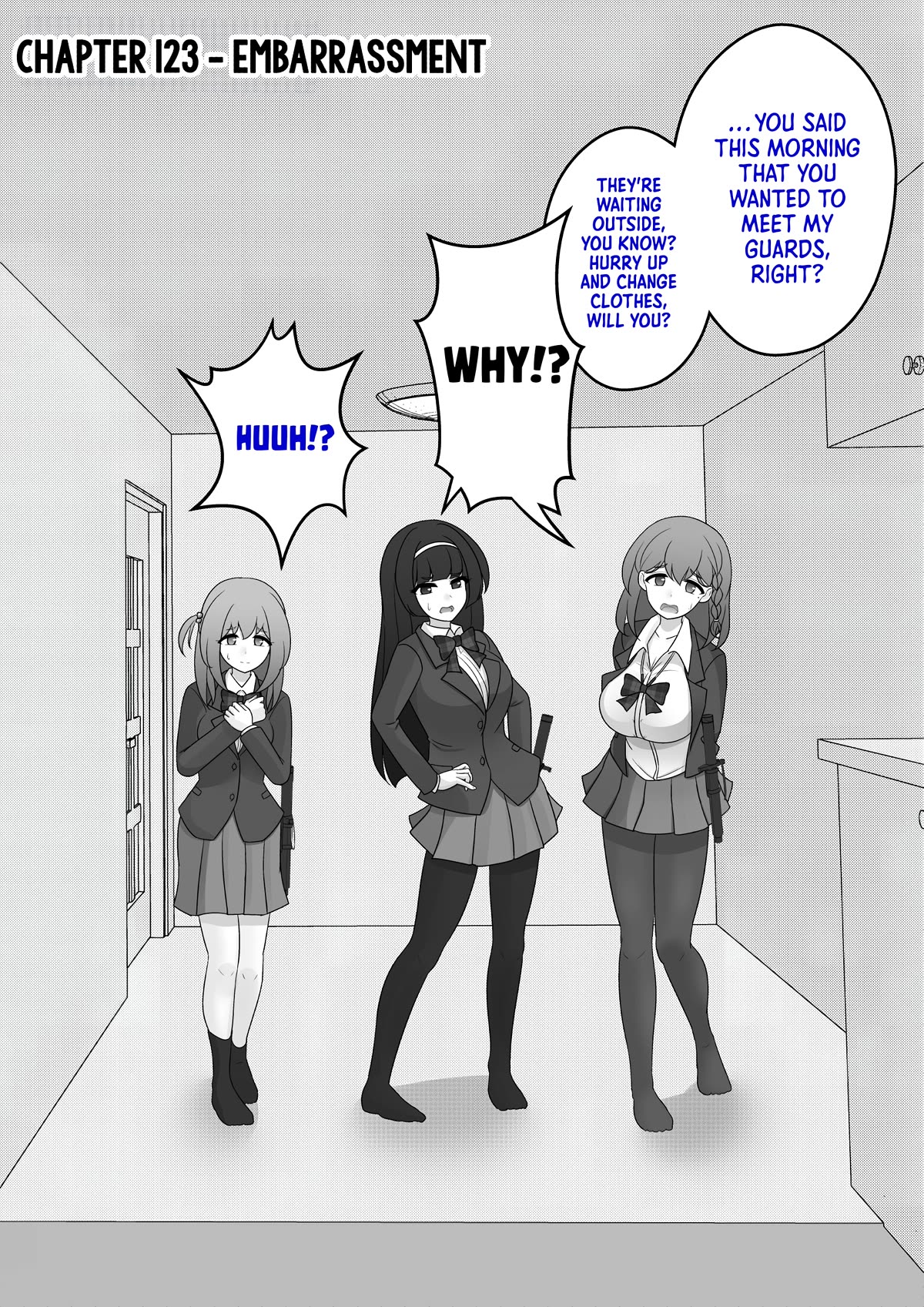 A Parallel World With a 1:39 Male to Female Ratio is Unexpectedly Normal Chapter 123 page 1 - Chapter 123: Embarrassment