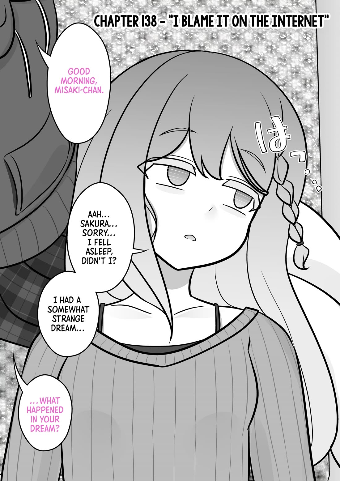 A Parallel World With a 1:39 Male to Female Ratio is Unexpectedly Normal Chapter 138 page 1 - Chapter 138: "I Blame It on The Internet"