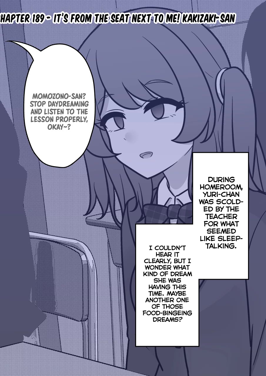 A Parallel World With a 1:39 Male to Female Ratio is Unexpectedly Normal Chapter 189 page 1 - Chapter 189: It’s from the Seat Next to Me! Kakizaki-san