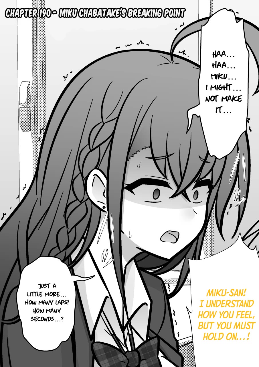 A Parallel World With a 1:39 Male to Female Ratio is Unexpectedly Normal Chapter 190 page 1 - Chapter 190: Miku Chabatake's Breaking Point