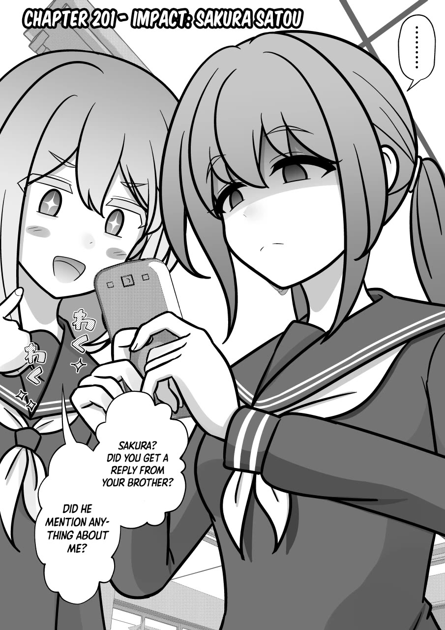 A Parallel World With a 1:39 Male to Female Ratio is Unexpectedly Normal Chapter 201 page 1 - Chapter 201: Impact: Sakura Satou