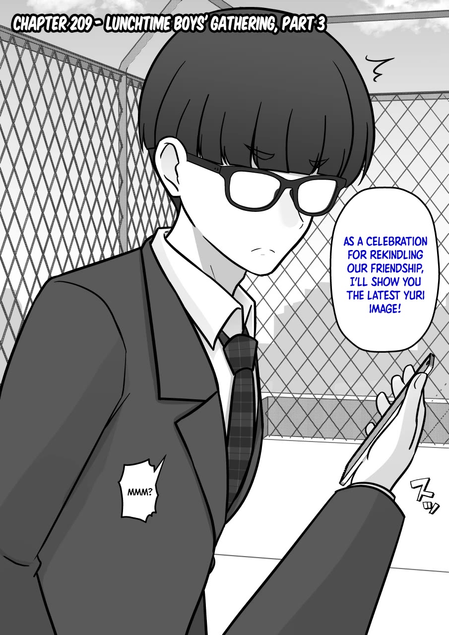 A Parallel World With a 1:39 Male to Female Ratio is Unexpectedly Normal Chapter 209 page 1 - Chapter 209: Lunchtime Boys' Gathering, Part 3