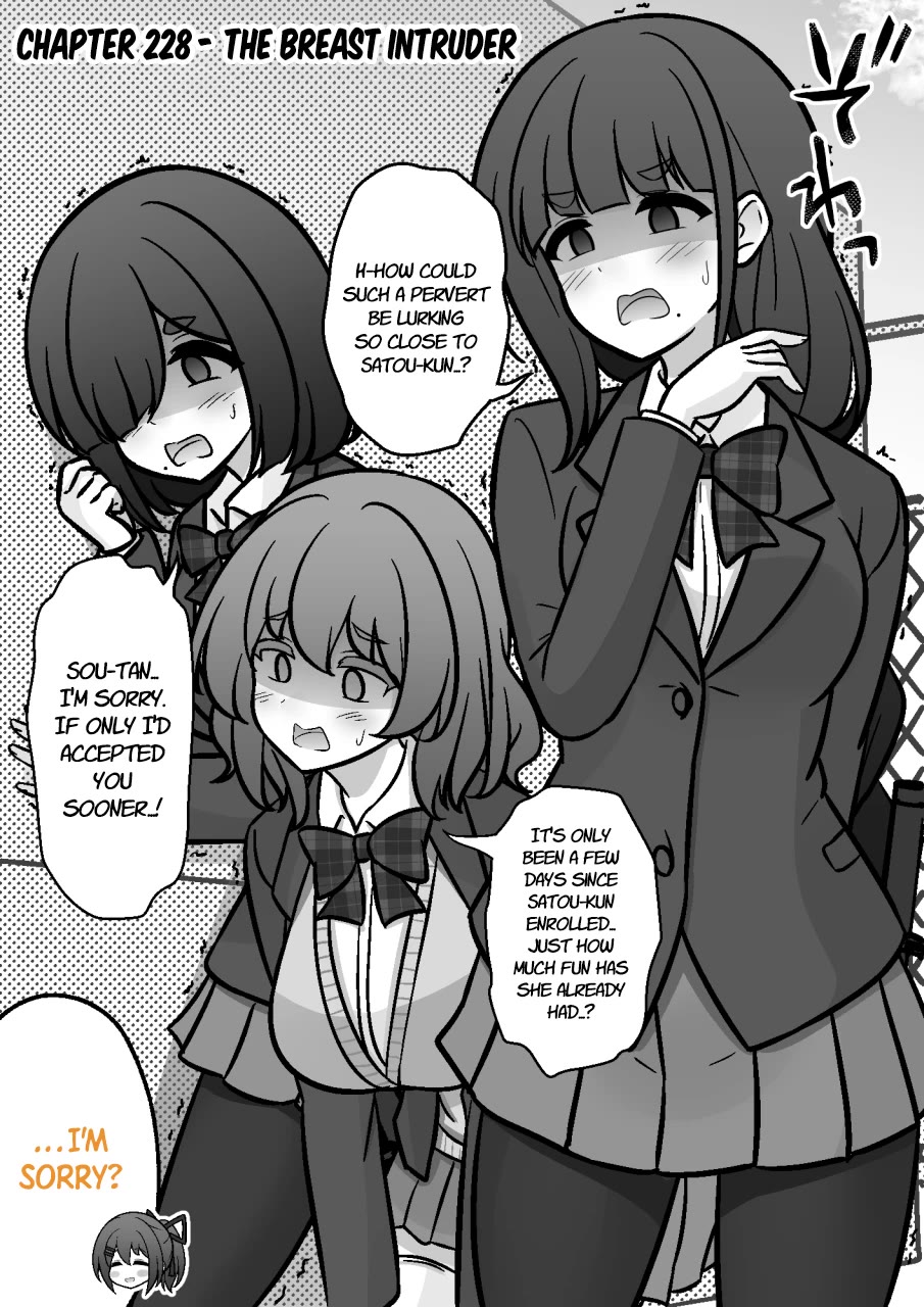 A Parallel World With a 1:39 Male to Female Ratio is Unexpectedly Normal Chapter 228 page 1 - Chapter 228: The Breast Intruder