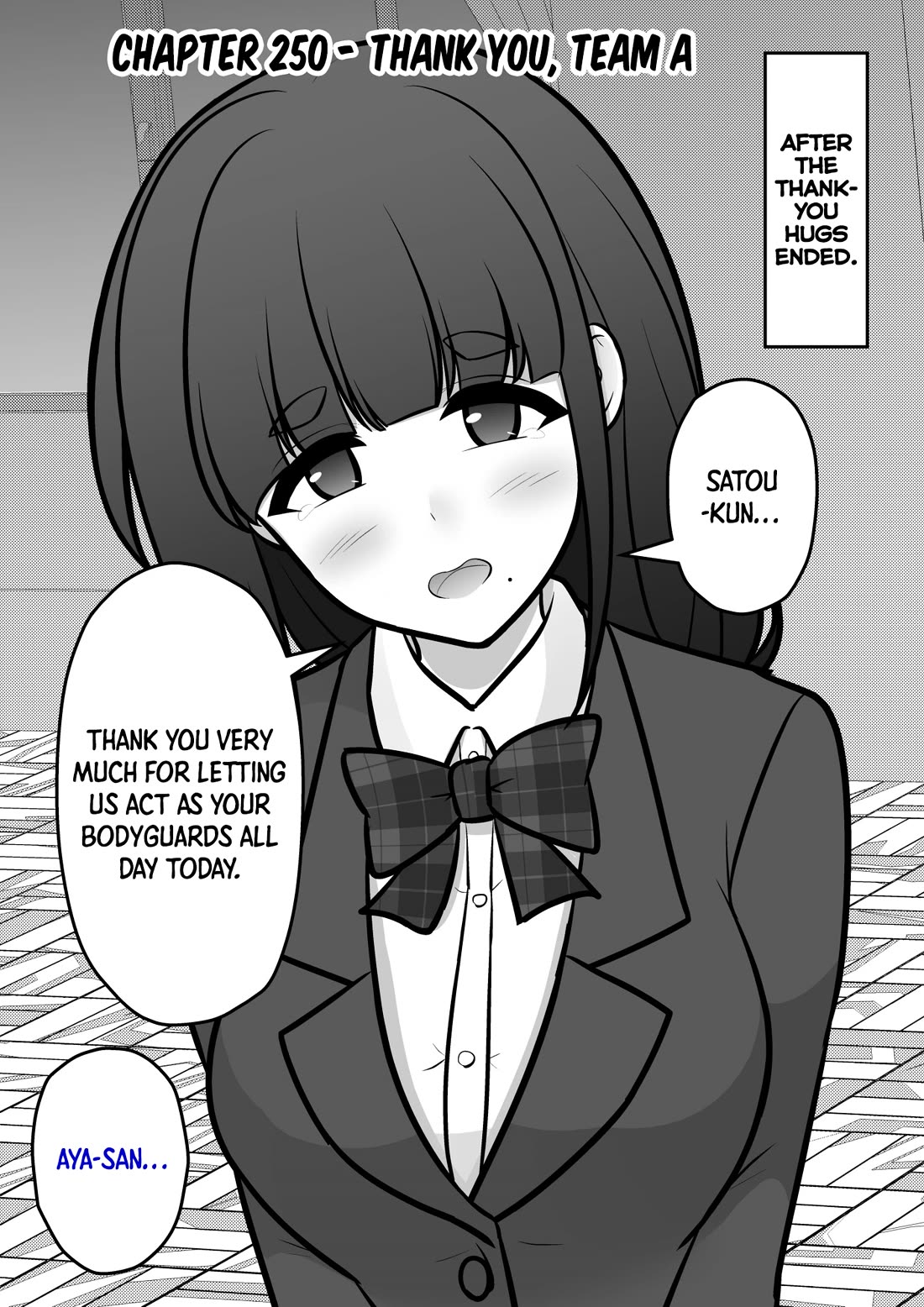 A Parallel World With a 1:39 Male to Female Ratio is Unexpectedly Normal Chapter 250 page 1 - Chapter 250: Thank You, Team A