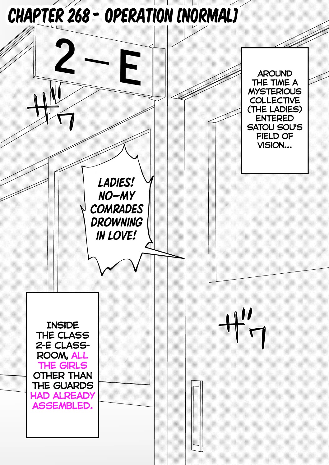 A Parallel World With a 1:39 Male to Female Ratio is Unexpectedly Normal Chapter 268 page 1 - Chapter 268: Operation [Normal]