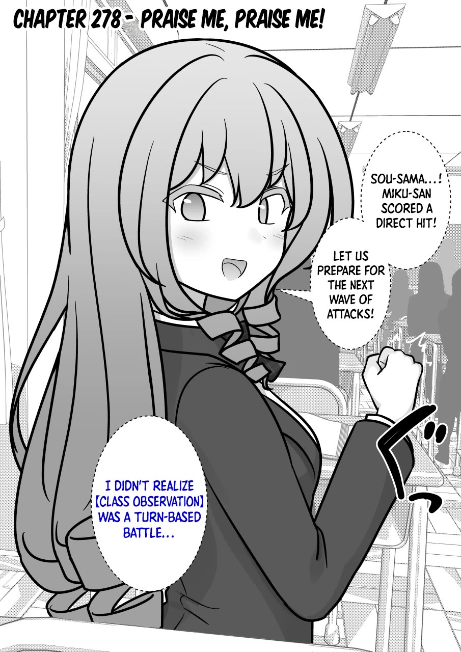 A Parallel World With a 1:39 Male to Female Ratio is Unexpectedly Normal Chapter 278 page 1 - Chapter 278: Praise Me, Praise Me!