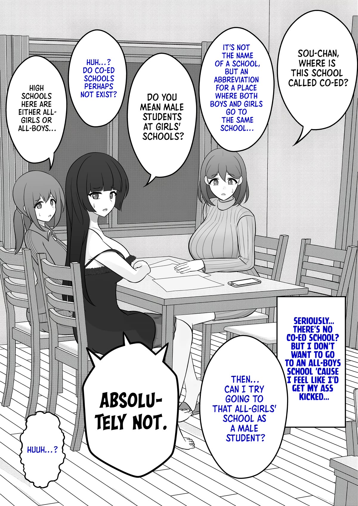 A Parallel World With a 1:39 Male to Female Ratio is Unexpectedly Normal Chapter 31 page 1 - Chapter 31