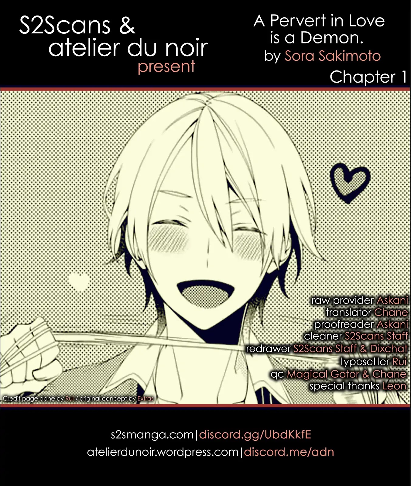 A Pervert in Love is a Demon. Chapter 1 page 1 - Chapter 1: It Begins