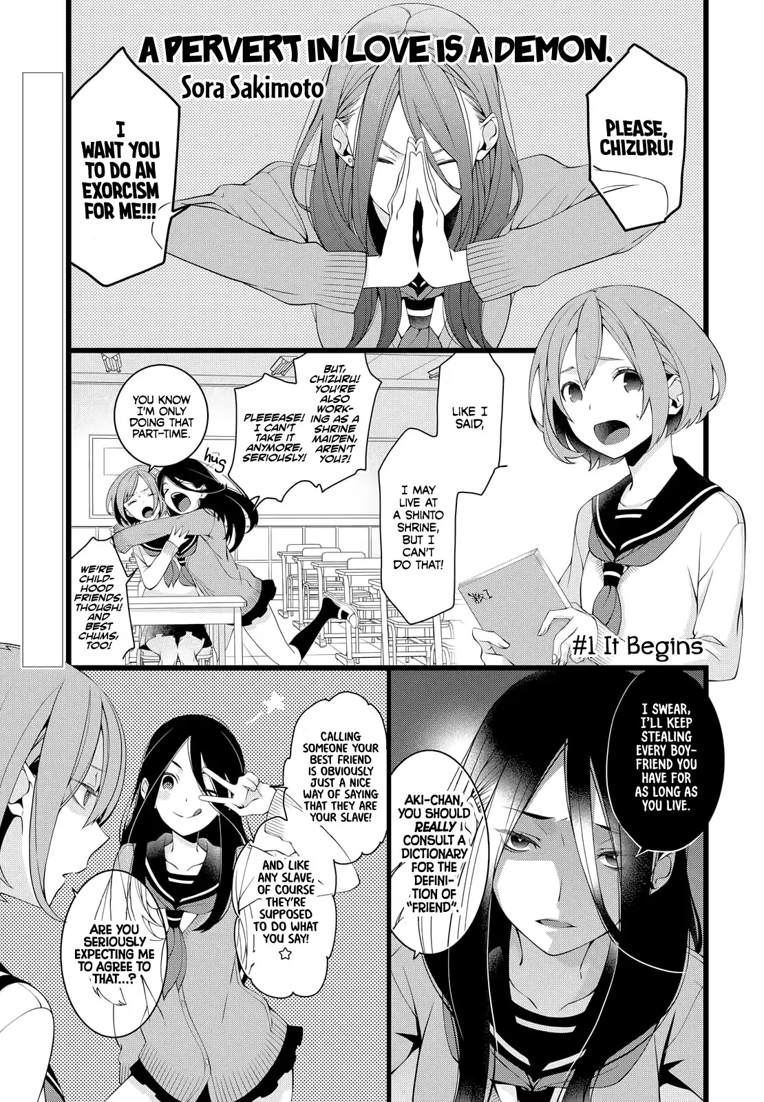 A Pervert in Love is a Demon. Chapter 1 page 2 - Chapter 1: It Begins