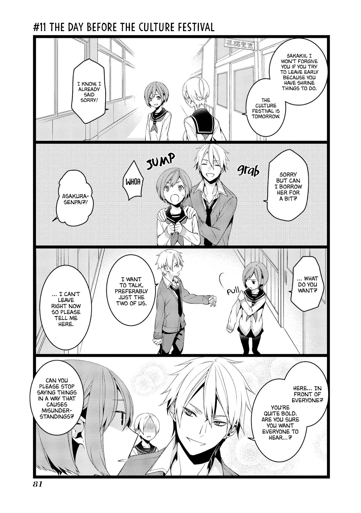 A Pervert in Love is a Demon. Chapter 11 page 1 - Chapter 11: The Day Before the Culture Festival