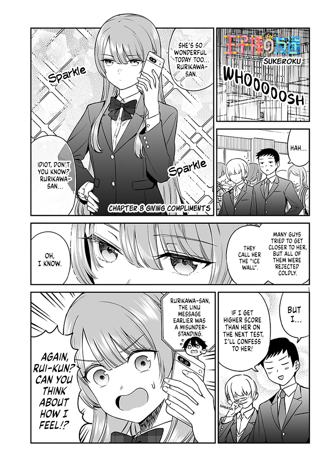 A Prince of a Friend Chapter 8 page 1 - Chapter 8: Giving Compliments
