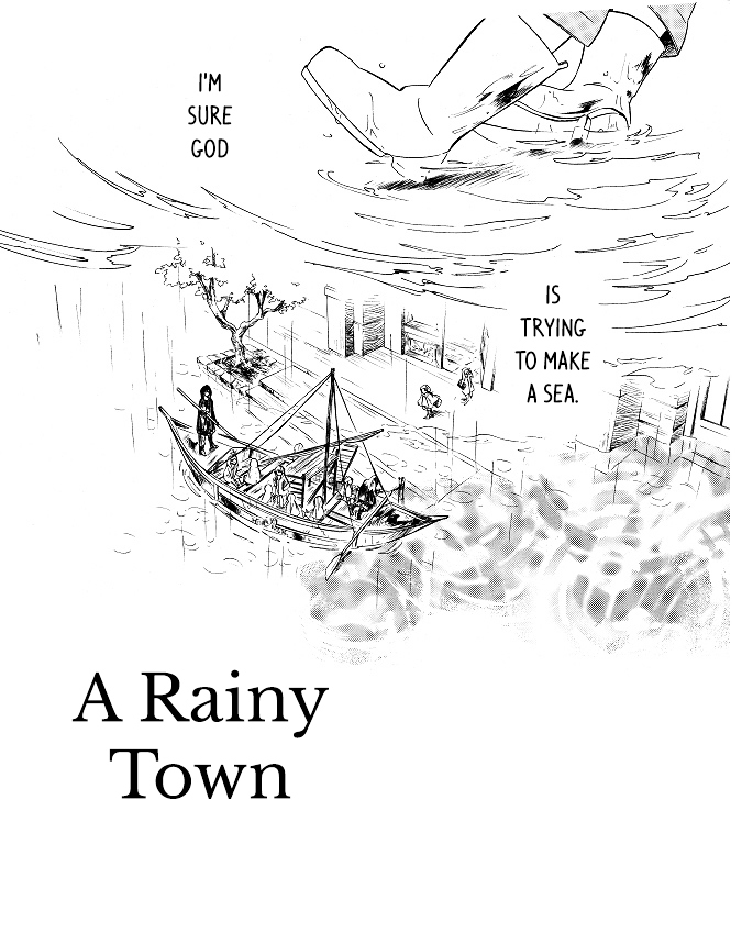 A Rainy Town - Challenge Chapter 1 page 2 - Chapter 1 : Rainy Town [Oneshot]