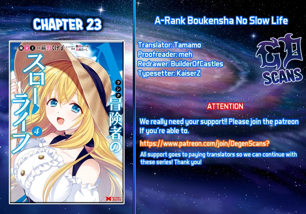 A-Rank Boukensha No Slow Life Chapter 23 page 1 - Chapter 23