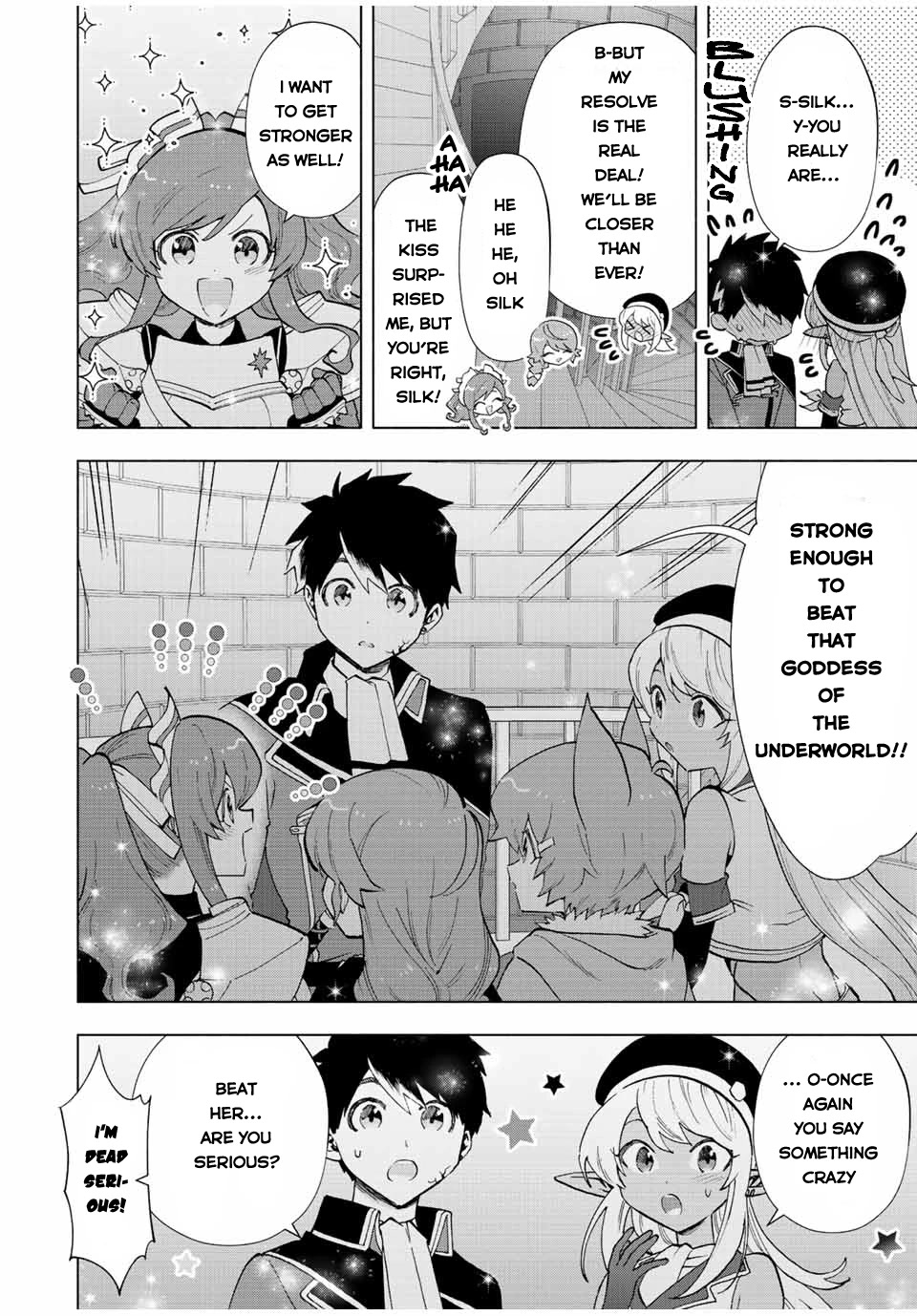 A Rank Party wo Ridatsu Shita Ore wa, Moto Oshiego Tachi to Meikyuu Shinbu wo Mezasu Chapter 59 page 5 - Chapter 59: Showered with Kisses, Yoke Blushes!!