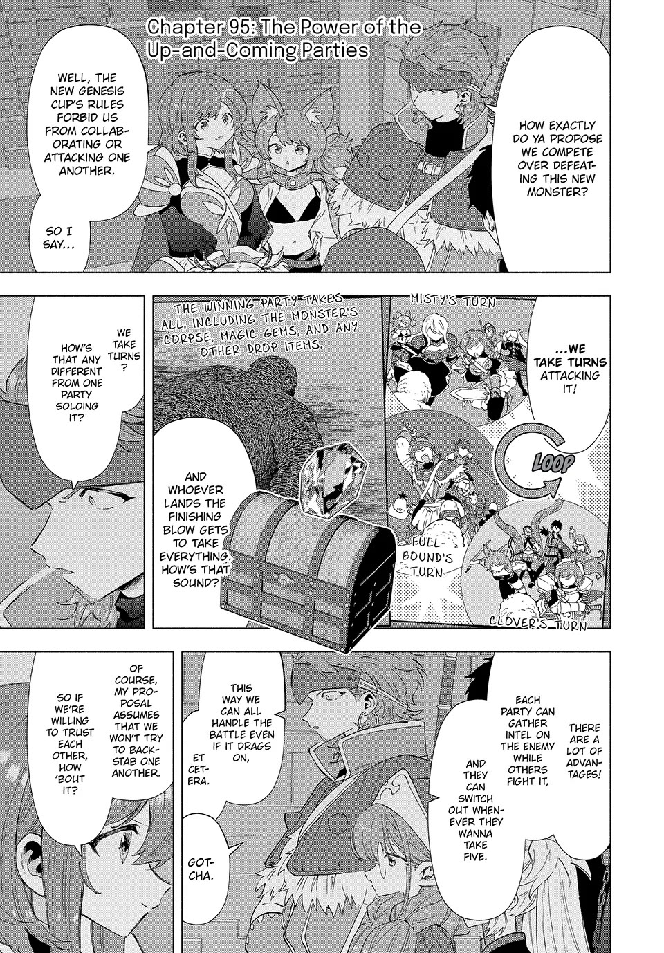 A Rank Party wo Ridatsu Shita Ore wa, Moto Oshiego Tachi to Meikyuu Shinbu wo Mezasu Chapter 95 page 1 - Chapter 95