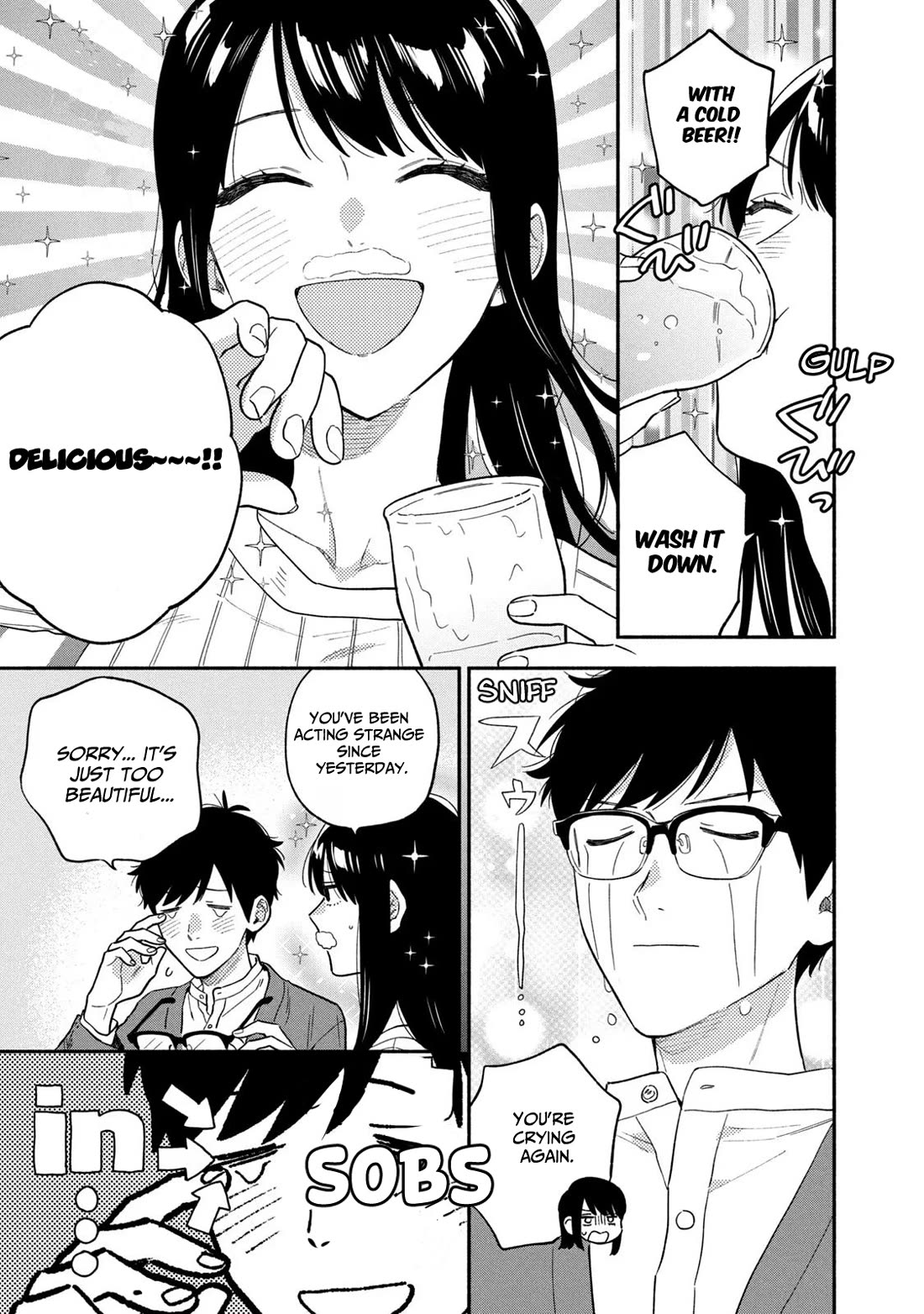 A Rare Marriage: How to Grill Our Love Chapter 100 page 15 - Chapter 100: Cold beer and Spicy Chicken.