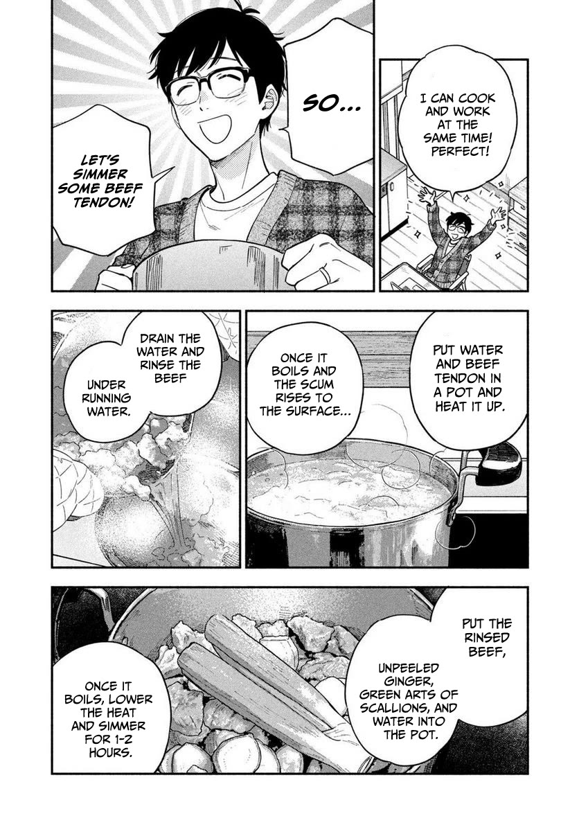 A Rare Marriage: How to Grill Our Love Chapter 101 page 10 - Chapter 101: Home cooking - Simmered Beef Tendon Stew.