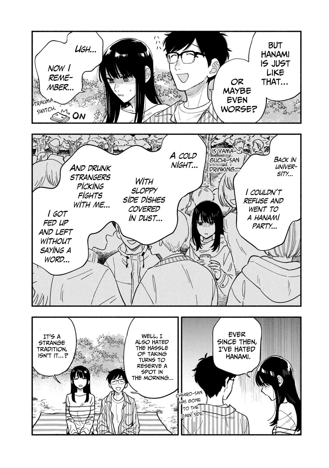 A Rare Marriage: How to Grill Our Love Chapter 104 page 12 - Chapter 104: Hanami with Three-Colored Dango