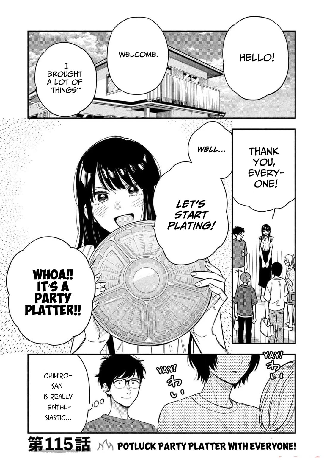 A Rare Marriage: How to Grill Our Love Chapter 115 page 1 - Chapter 115: Potluck Party Platter with Everyone!
