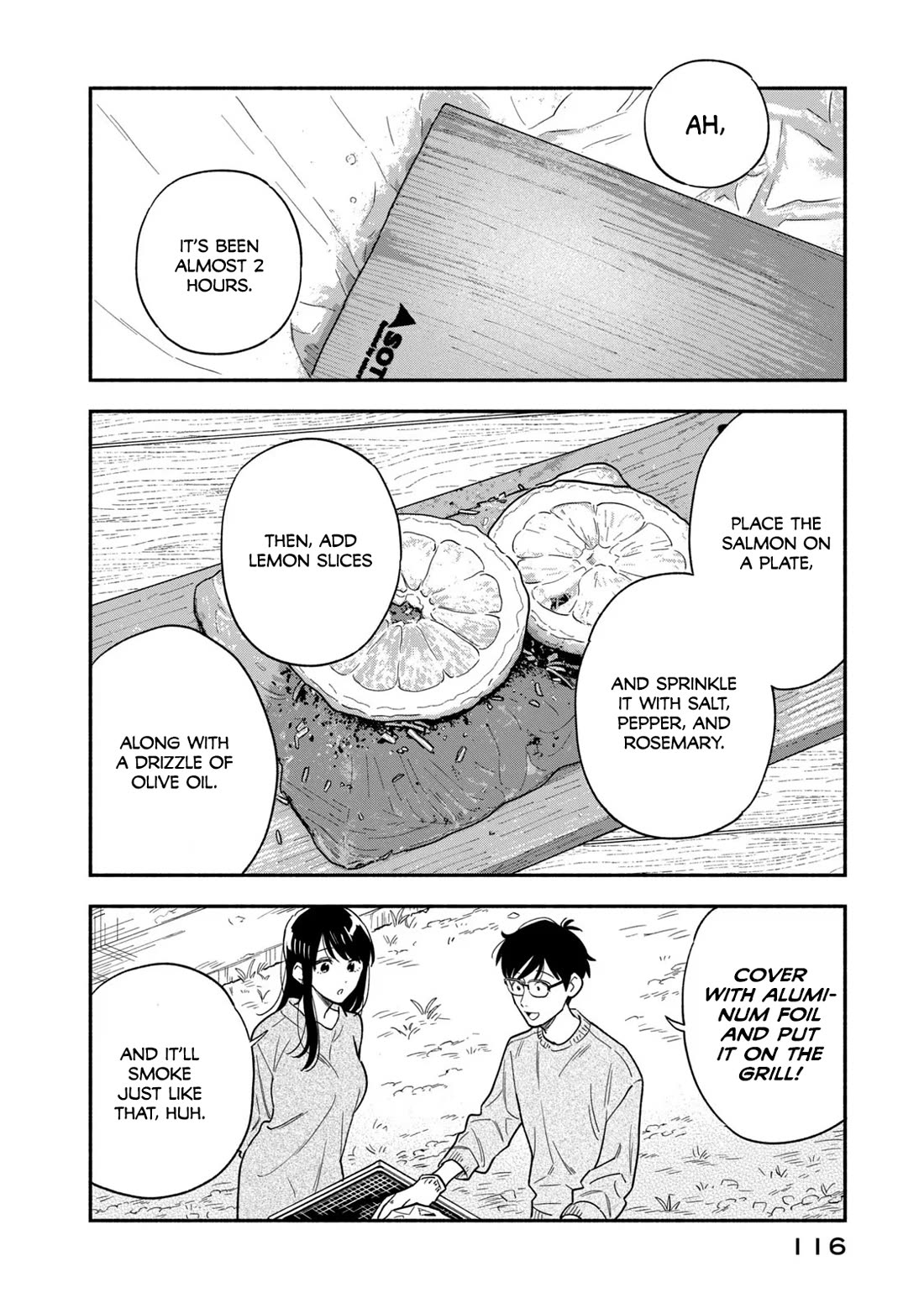 A Rare Marriage: How to Grill Our Love Chapter 122 page 14 - Chapter 122: Slowly Recovering with Smoked Salmon!
