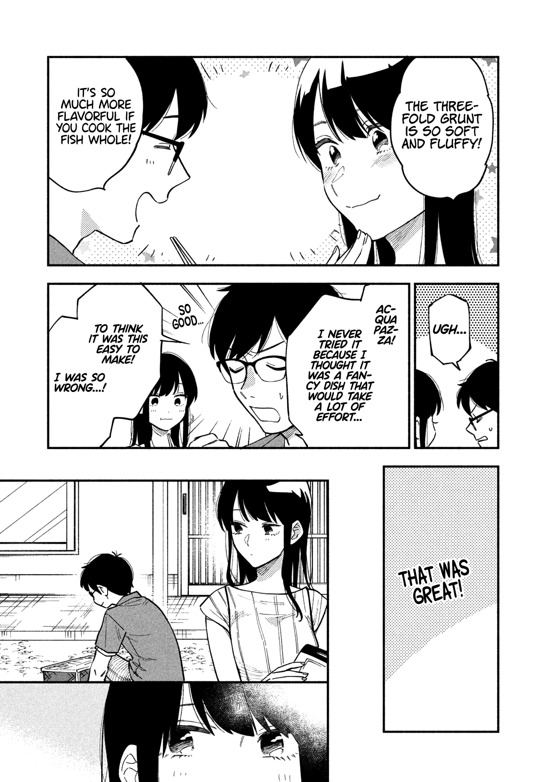 A Rare Marriage: How to Grill Our Love Chapter 16 page 12 - Chapter 16: Acqua Pazza and a Hug