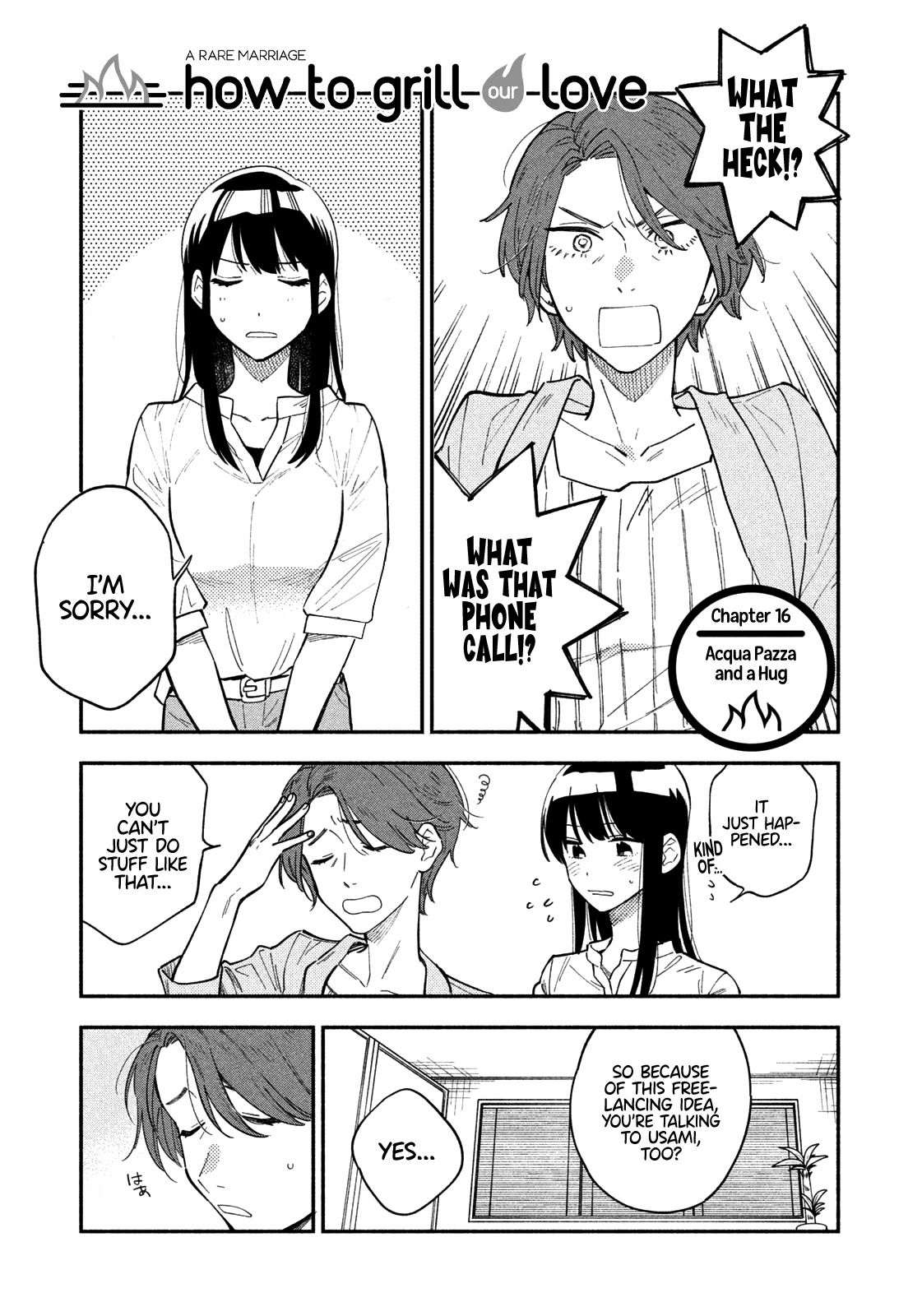 A Rare Marriage: How to Grill Our Love Chapter 16 page 2 - Chapter 16: Acqua Pazza and a Hug