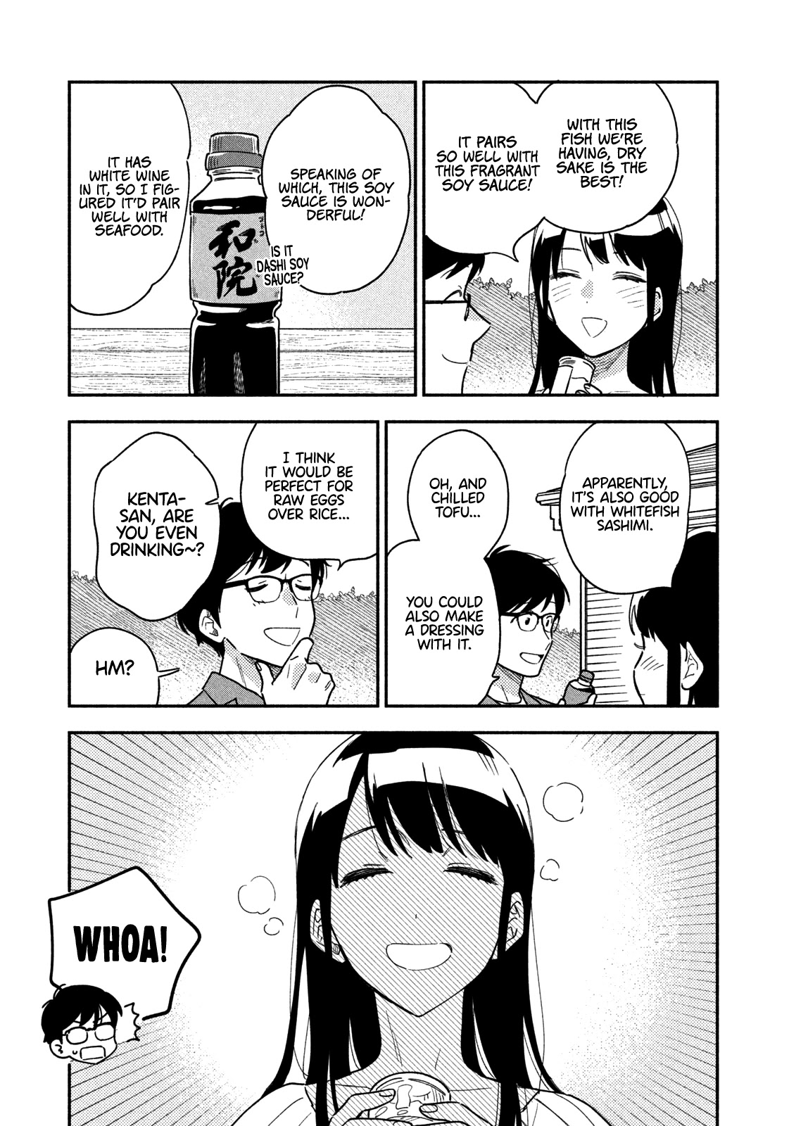 A Rare Marriage: How to Grill Our Love Chapter 28 page 14 - Chapter 28: Canned Sake and a Fresh, Beach-Broiled Catch