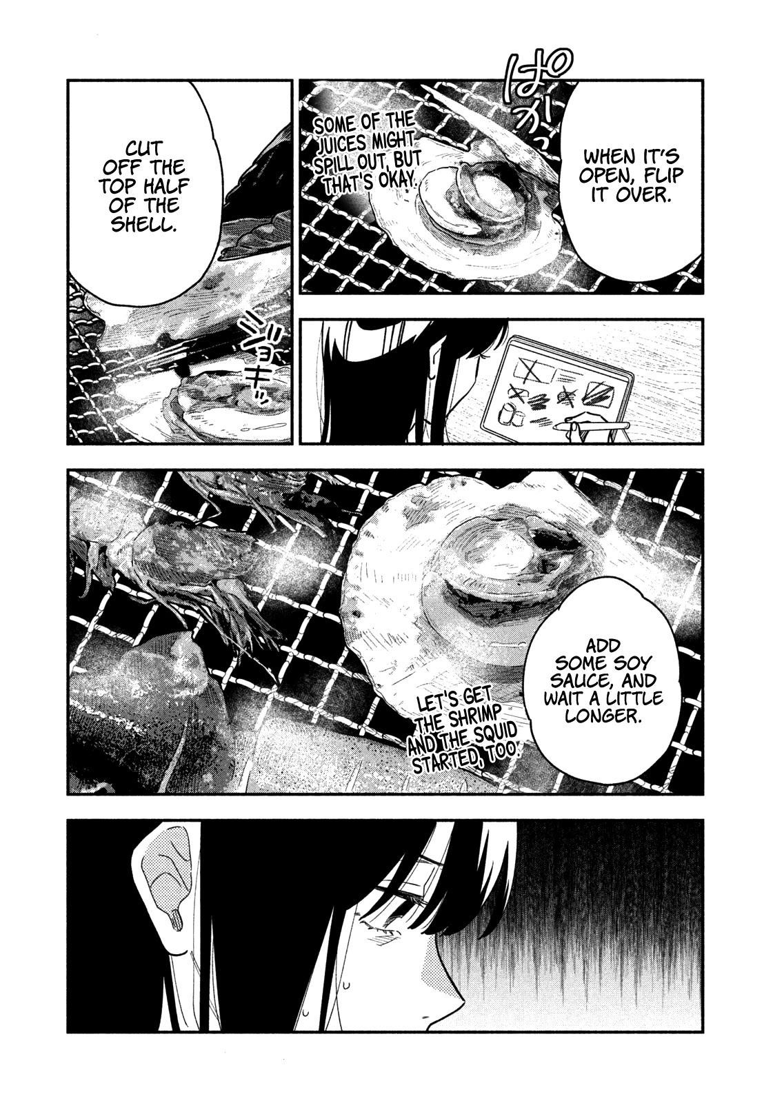 A Rare Marriage: How to Grill Our Love Chapter 28 page 8 - Chapter 28: Canned Sake and a Fresh, Beach-Broiled Catch