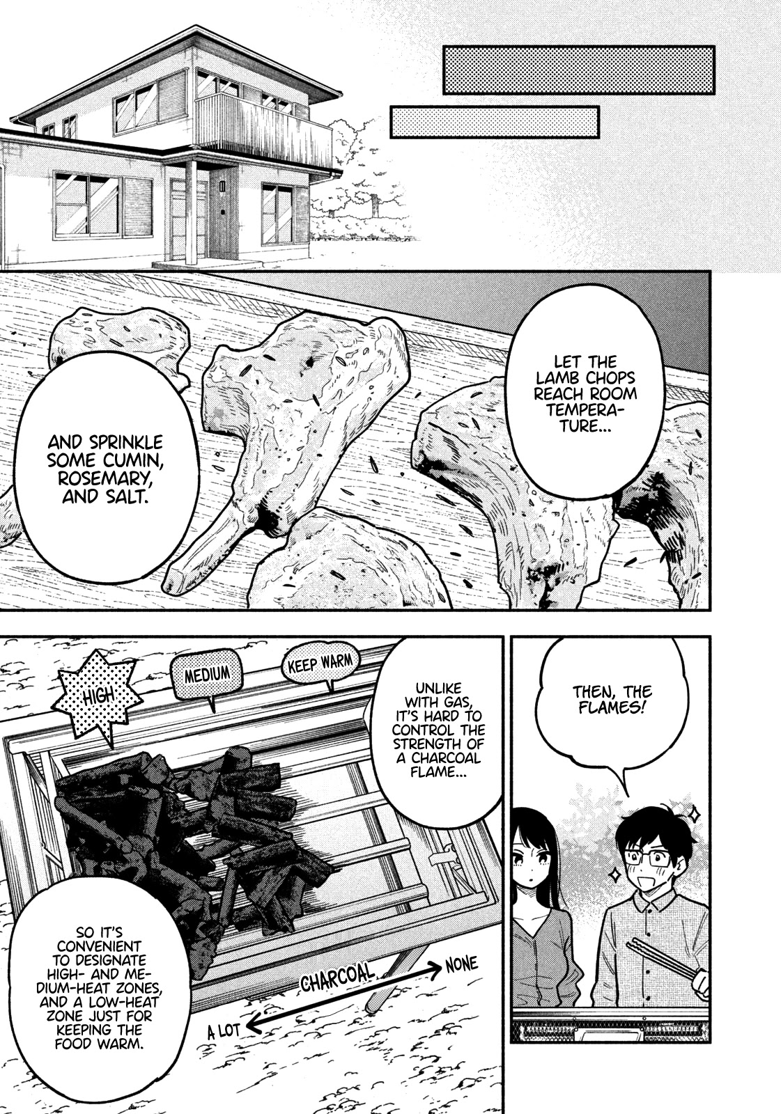 A Rare Marriage: How to Grill Our Love Chapter 3 page 10 - Chapter 3: A Toast With Beer and Lamb Chops