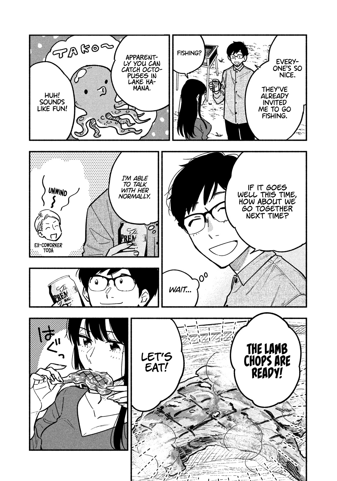 A Rare Marriage: How to Grill Our Love Chapter 3 page 14 - Chapter 3: A Toast With Beer and Lamb Chops