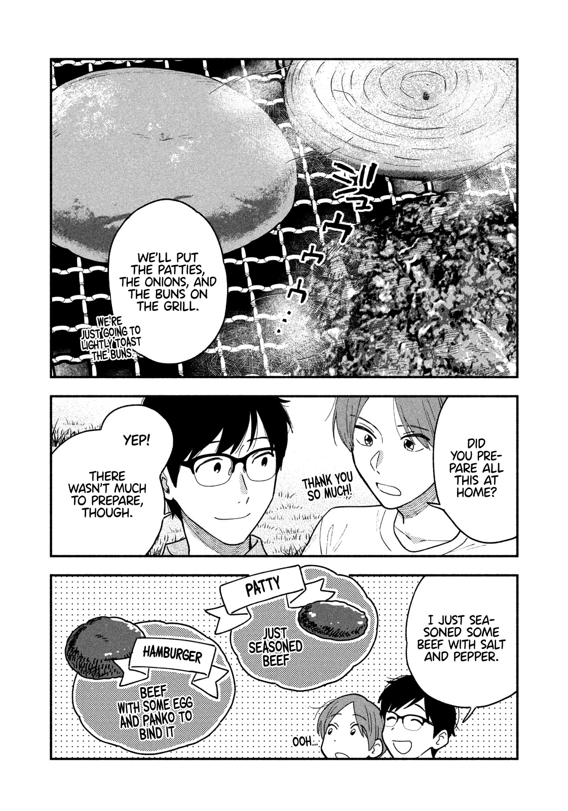 A Rare Marriage: How to Grill Our Love Chapter 35 page 11 - Chapter 35: Charcoal-Grilled Hamburgers Packed with Beef!