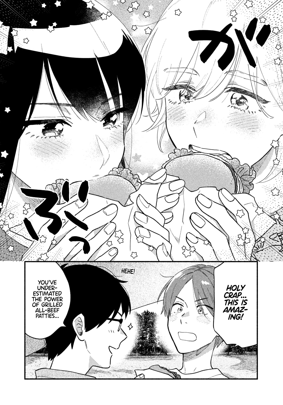 A Rare Marriage: How to Grill Our Love Chapter 35 page 14 - Chapter 35: Charcoal-Grilled Hamburgers Packed with Beef!