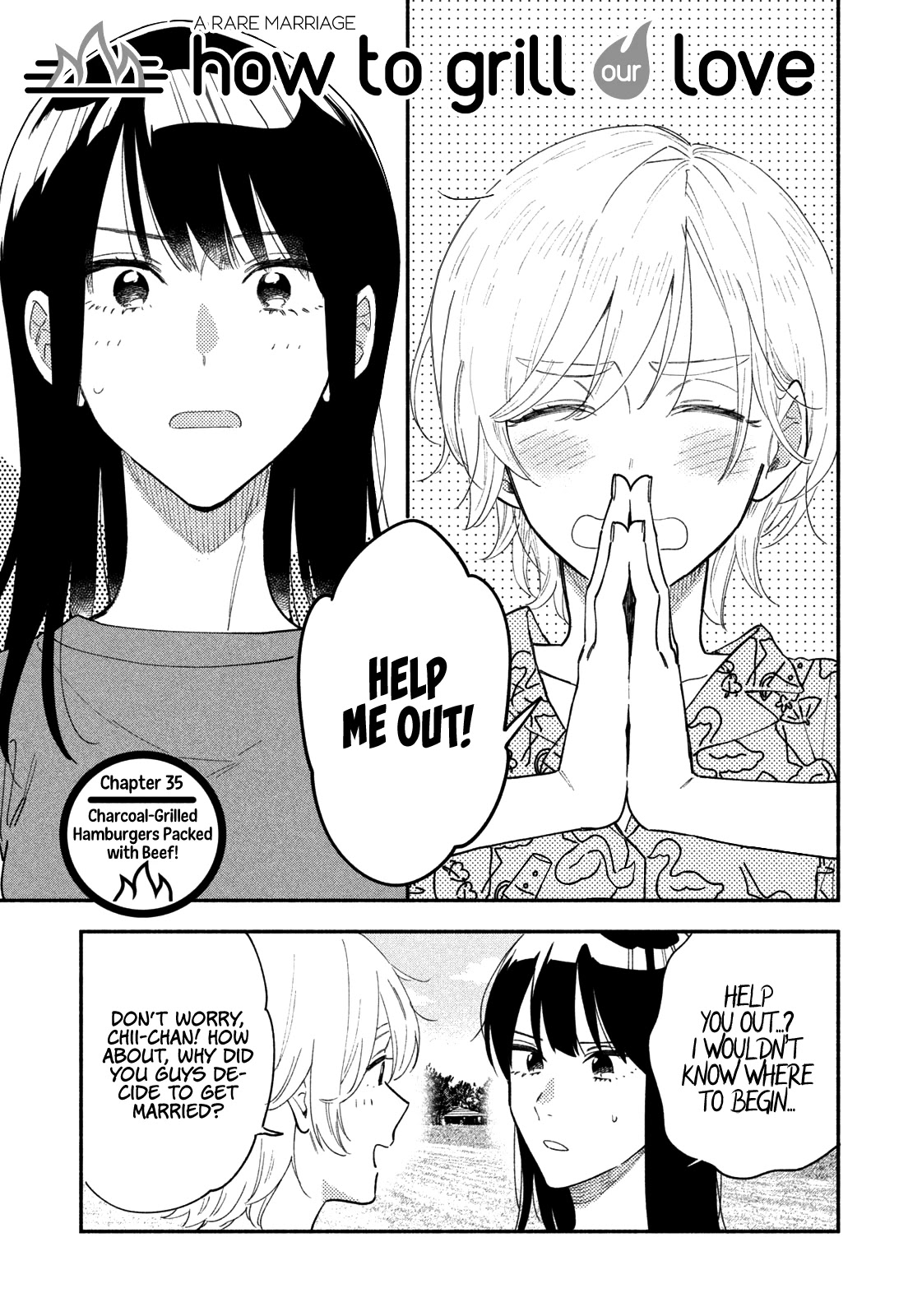 A Rare Marriage: How to Grill Our Love Chapter 35 page 2 - Chapter 35: Charcoal-Grilled Hamburgers Packed with Beef!