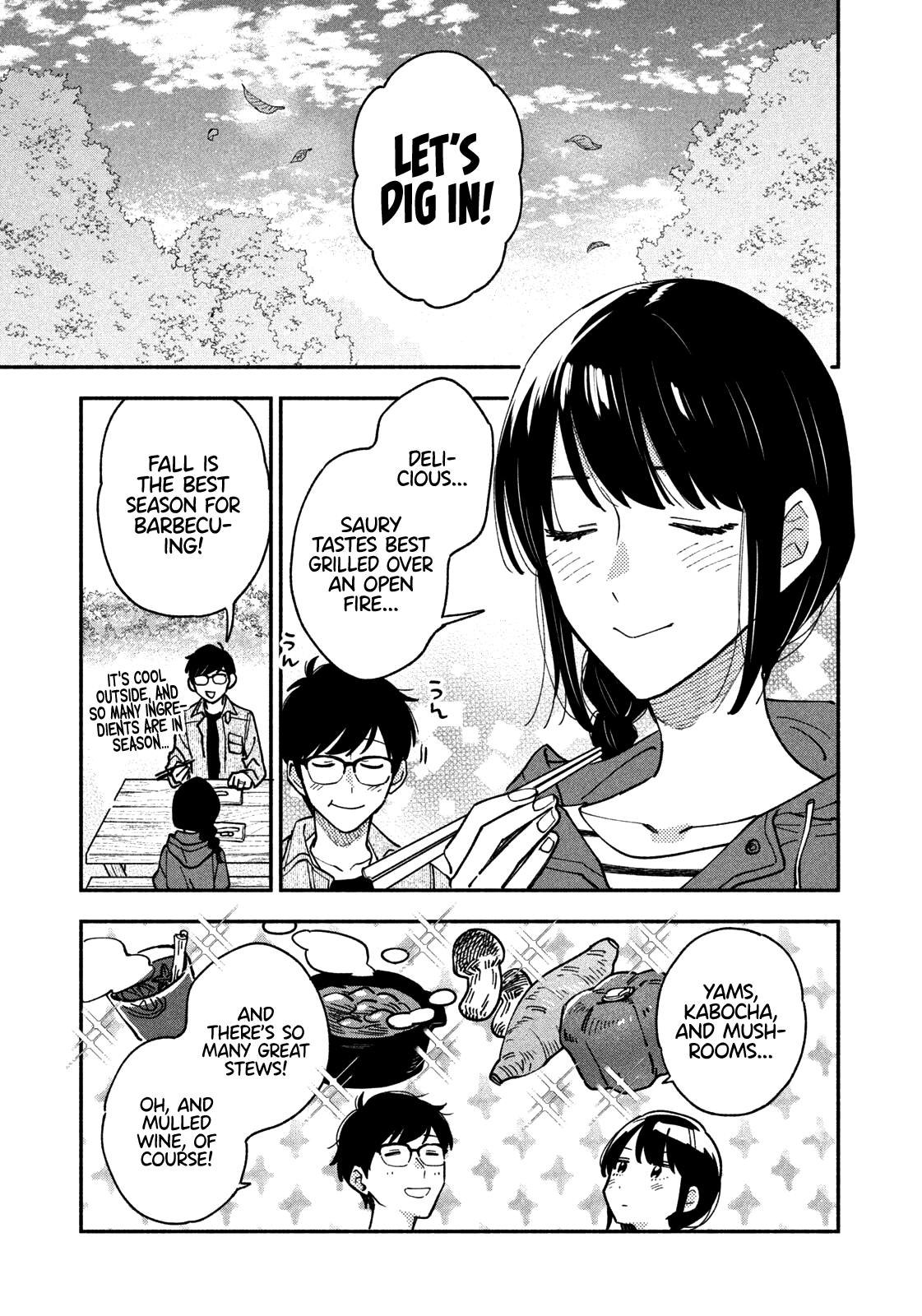 A Rare Marriage: How to Grill Our Love Chapter 43 page 14 - Chapter 43: Let’s Dress Up for Fall and Grill Some Saury!