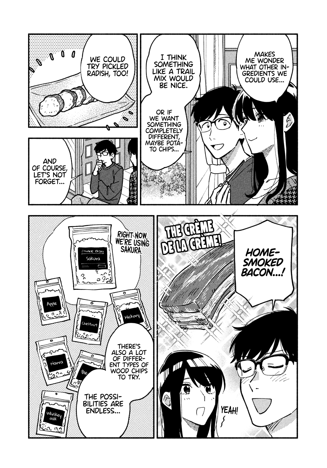 A Rare Marriage: How to Grill Our Love Chapter 44 page 12 - Chapter 44: Let’s Have Drinks at Home with Smoked Foods!