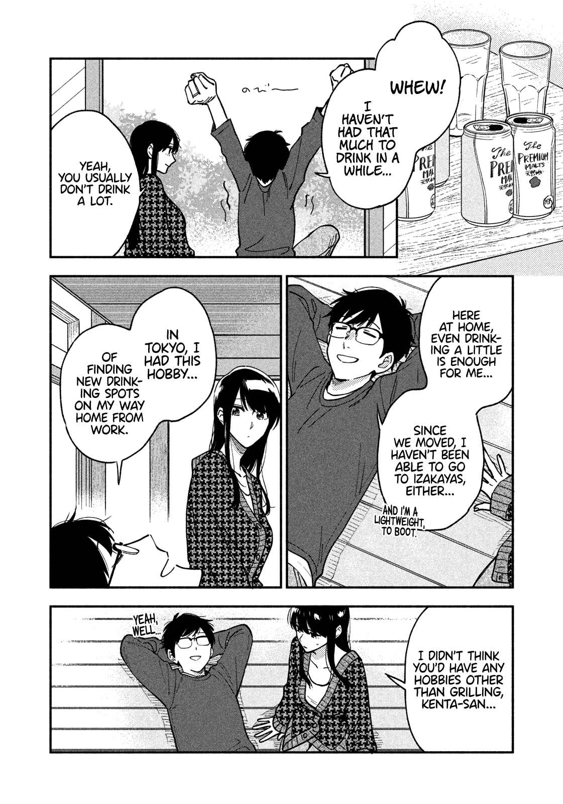 A Rare Marriage: How to Grill Our Love Chapter 44 page 13 - Chapter 44: Let’s Have Drinks at Home with Smoked Foods!
