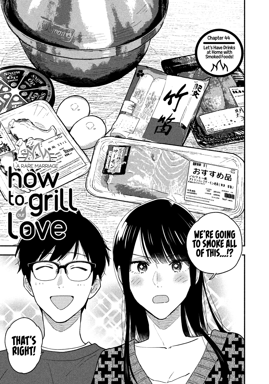 A Rare Marriage: How to Grill Our Love Chapter 44 page 2 - Chapter 44: Let’s Have Drinks at Home with Smoked Foods!